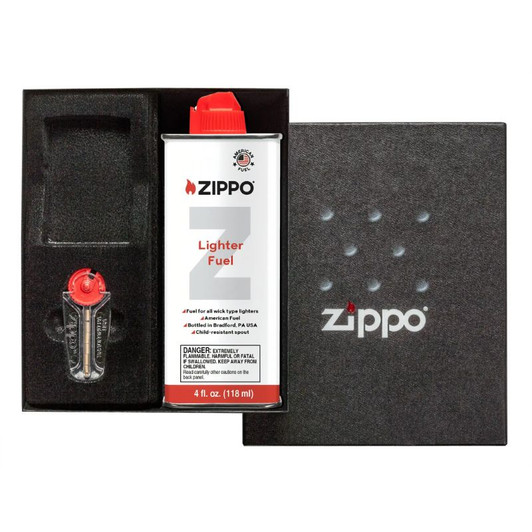 Zippo Regular Gift Kit with Fuel and Flint