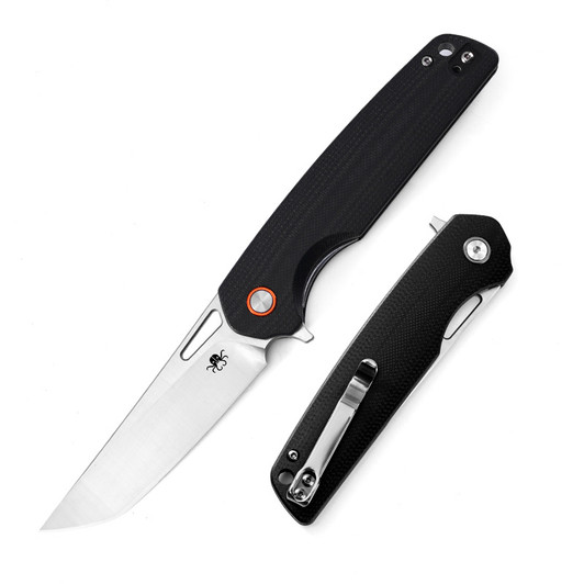 Klaken Drift Black G10 D2 Satin Folding Knife