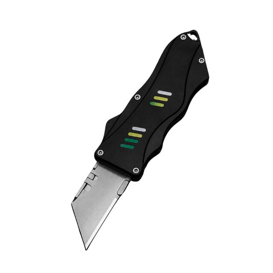 Klaken J397 Black Aluminum Carbon Utility Folding Knife