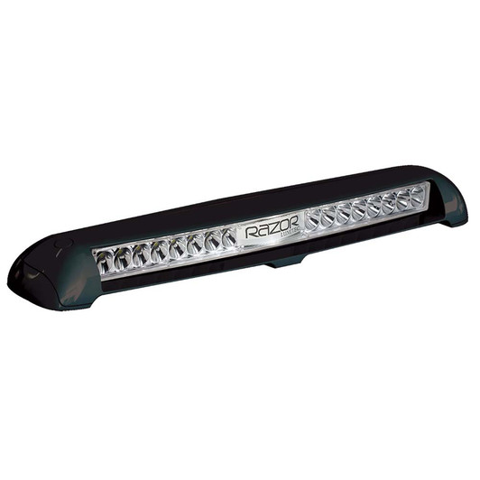 Lumitec Razor Black Flush Mount Light Bar with Flood Beam