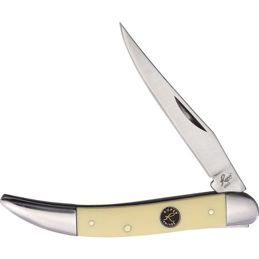 Roper Knives Pecos Yellow Large Toothpick Knife