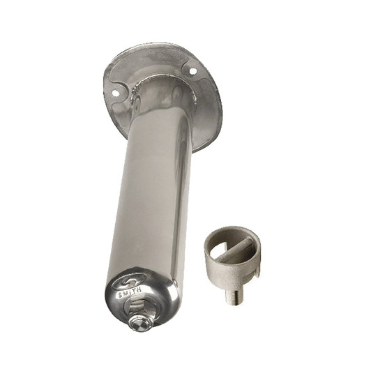 C.E. Smith 15° Stainless Flush Mount Swivel Holder
