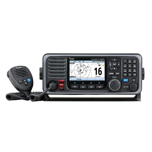 Icom IC-M605 25W Fixed Mount VHF Radio, Color Display