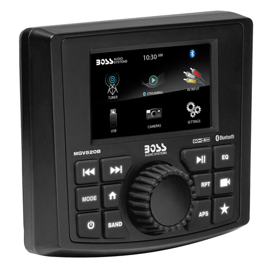 Boss Audio MGV520B Bluetooth Marine Stereo - Tilted