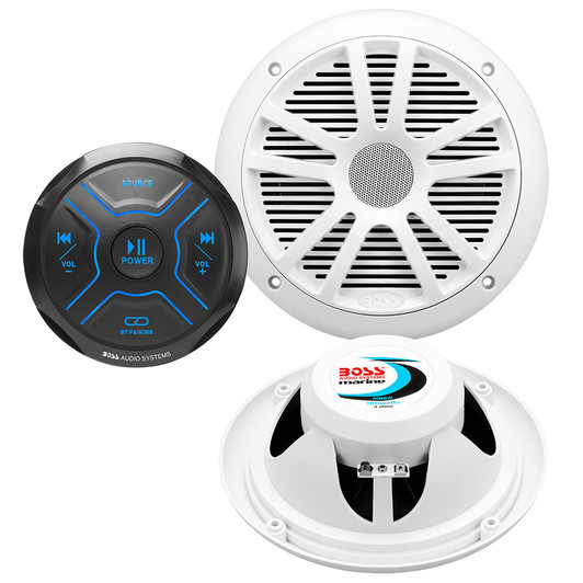 Boss Audio MG150W.6 Marine Stereo and Speaker Kit
