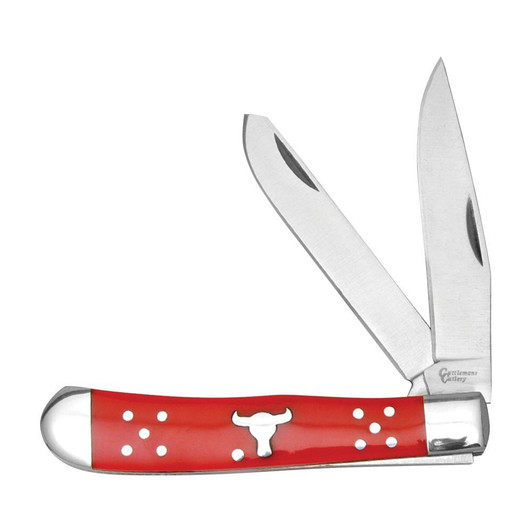 Cattleman's Trapper Red Pocket Knife