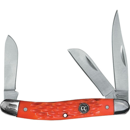 Cattleman's Signature Orange Stockman Pocket Knife