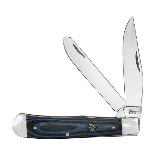 Cattleman's Cowhand Blue G10 Trapper Pocket Knife