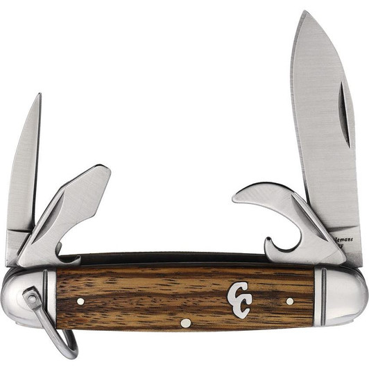 Cattleman's Sagebrush Zebrawood Trail Scout Knife