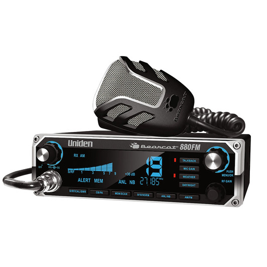 Uniden Bearcat 880FM AM/FM CB Radio with 7-Color LCD