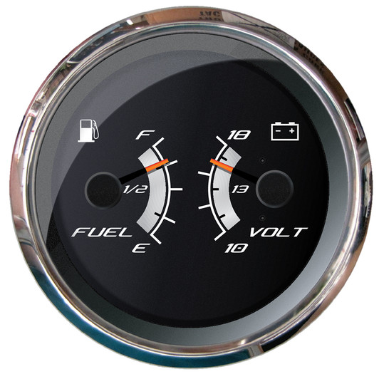 Faria Beede Platinum 4" Fuel and Volt Gauge