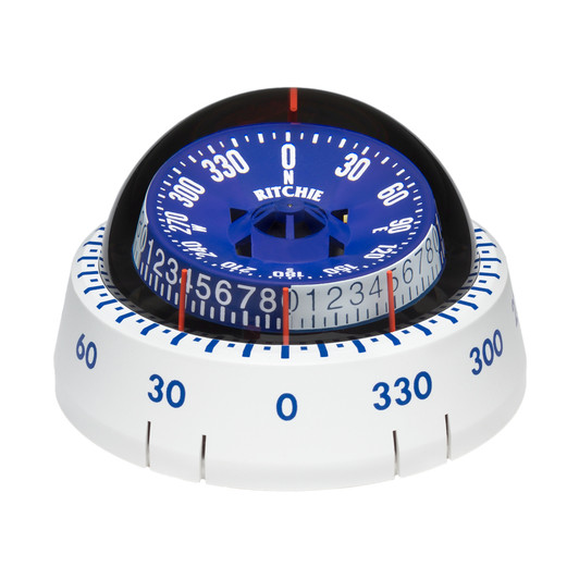 Ritchie XP-98W X-Port Tactician™ White Surface Mount Compass