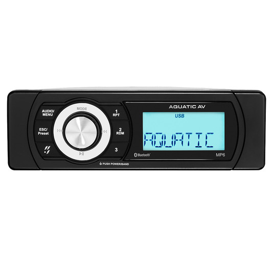 Aquatic AV MP6 Shallow Mount Marine Stereo