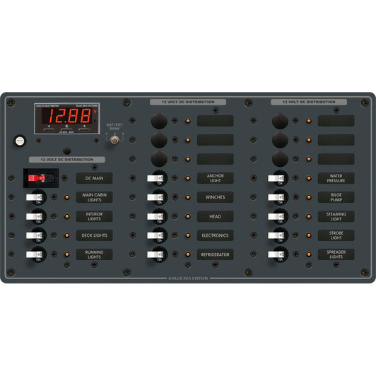 Blue Sea 8379 DC Main +20 Position Circuit Breaker Panel
