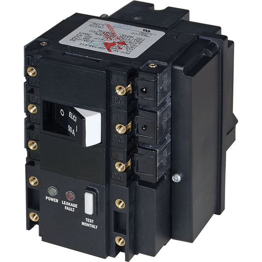 Blue Sea 3104 C-Series ELCI Main Circuit Breaker - 50A