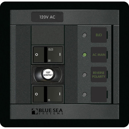 Blue Sea 1190 ELCI Main 30A Panel - 1 Position