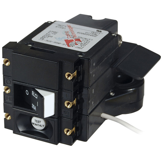 Blue Sea A-Series ELCI 30A Flat Rocker Breaker