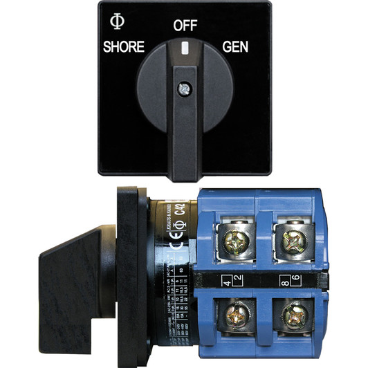 Blue Sea 9011 AC 120V 65A Rotary Selector Switch
