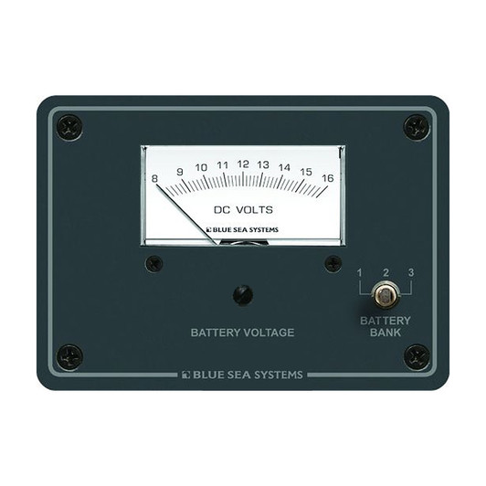 Blue Sea 8015 DC Analog Voltmeter with Panel