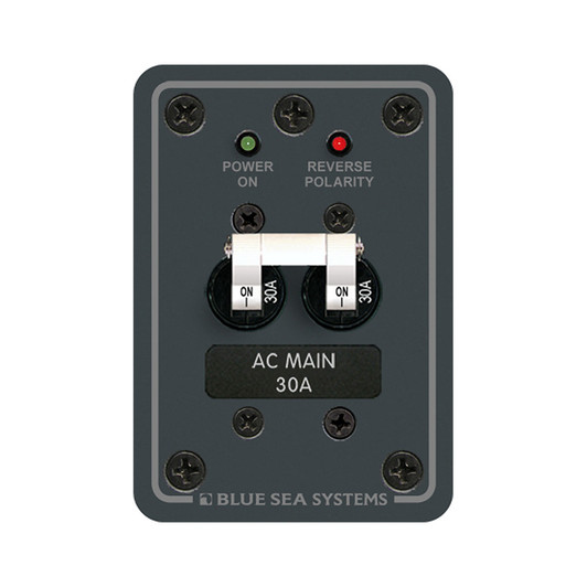 Blue Sea 8077 AC Main Only Toggle Breaker Panel