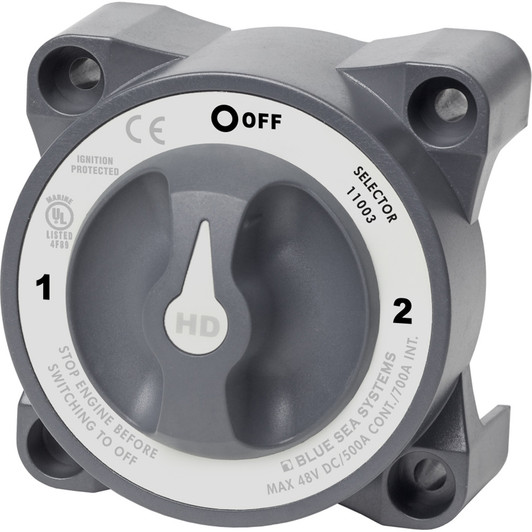 Blue Sea 11003 HD-Series Battery Switch with AFD