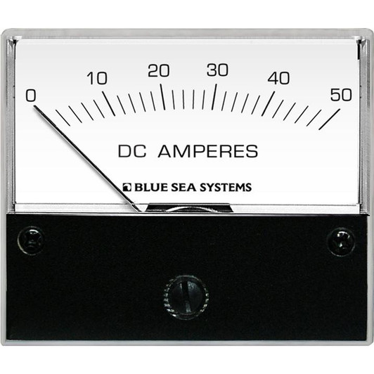 Blue Sea 8022 DC Analog Ammeter - 0-50A Range