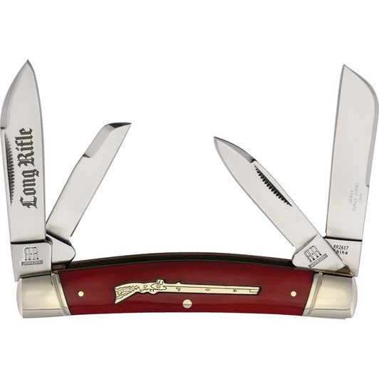 Rough Rider Long Rifle Congress Red Bone Knife