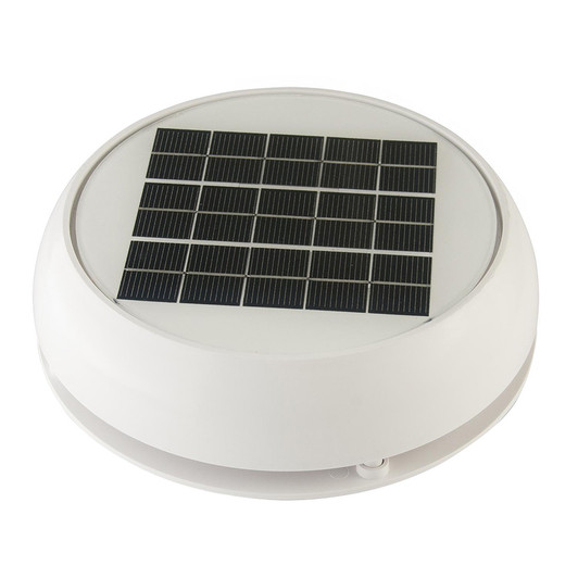 Marinco 3-Inch Day/Night Solar Vent - White