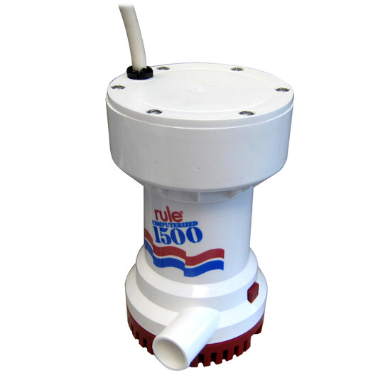 Rule 1500 GPH Automatic 12V Submersible Bilge Pump