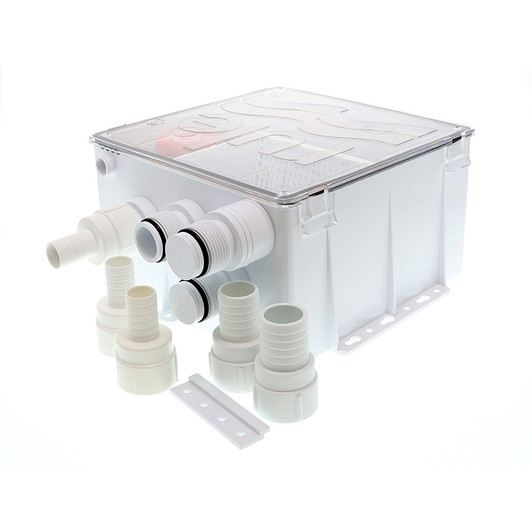 Rule 24V Shower Drain Box with 800 GPH Pump