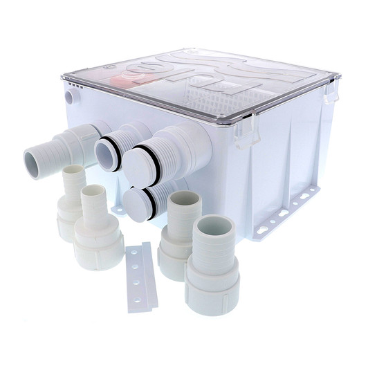 Rule 12V Shower Drain Box with 1100 GPH Pump
