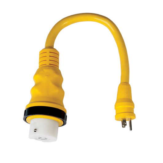 Marinco 15A-to-50A Shore Power Pigtail Adapter