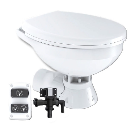 Commodore Quiet Flush Regular Rear Macerator Toilet
