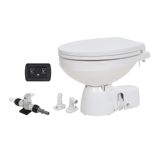 Jabsco Quiet Flush E2 24V Fresh Water Regular Bowl Toilet