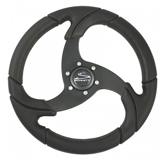 Schmitt Marine Folletto 14.2-Inch Polished Black Wheel