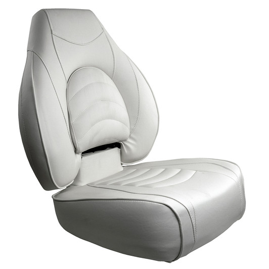 Springfield Fish Pro High Back Folding Seat White