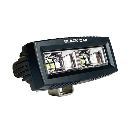 Black Oak 4" Marine Spreader Light Flood Scene LED Black