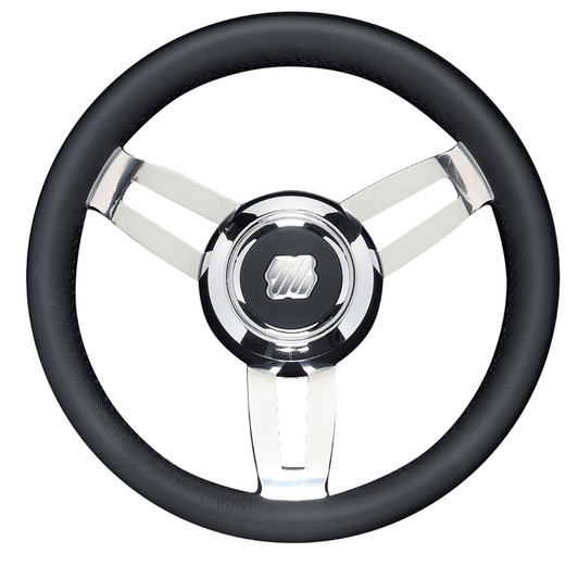 Uflex Morosini 13.8-Inch Black Steering Wheel