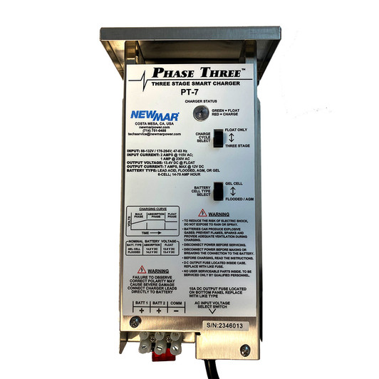 Newmar PT-7 12V Smart Marine Battery Charger
