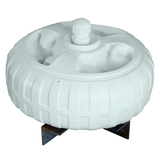 Dock Edge White 18-Inch Inflatable Dock Wheel