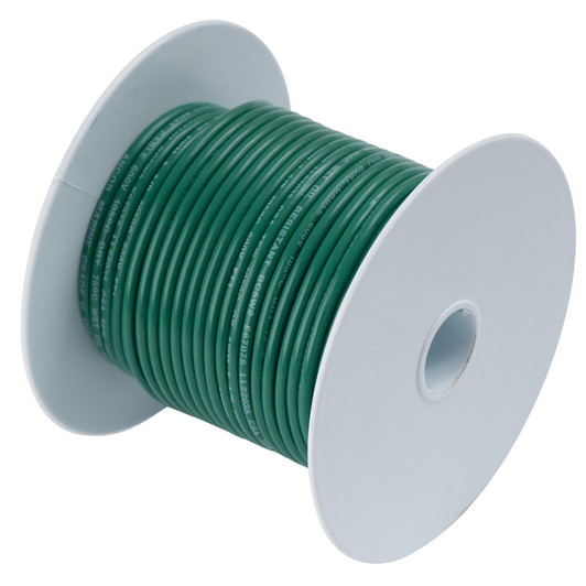 Ancor Green 8 AWG Battery Cable, 100-Foot Spool