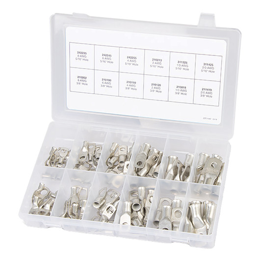 Ancor 100-Piece Tinned Copper Wire Lug Kit