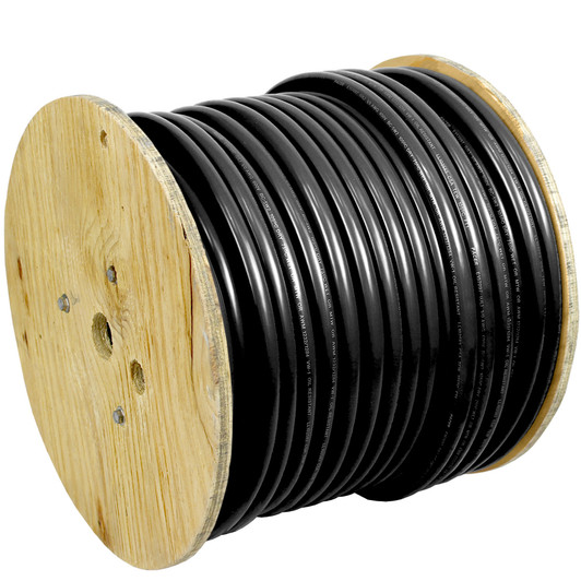 Pacer Black 6 AWG Battery Cable, 250-Foot Spool