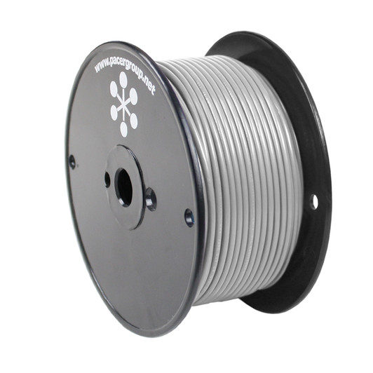 Pacer Grey 10 AWG Primary Wire, 250-Foot Spool