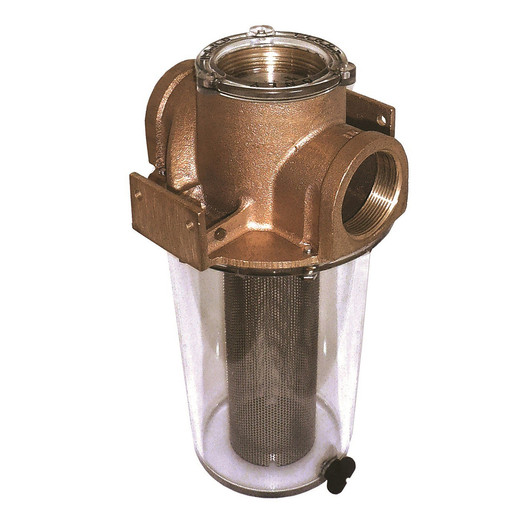 GROCO ARG-2500 2.5-Inch Raw Water Strainer, SS Basket