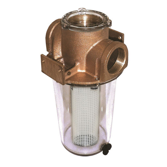 GROCO ARG-500 0.5-Inch Raw Water Strainer, Plastic Basket