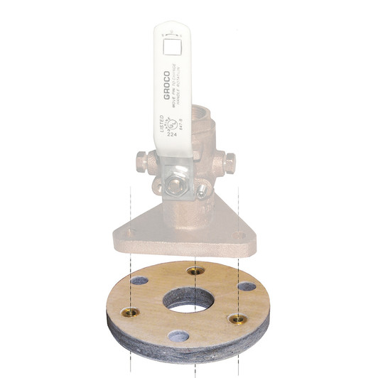 GROCO Backing Block for 2 and 2.5-Inch Seacocks