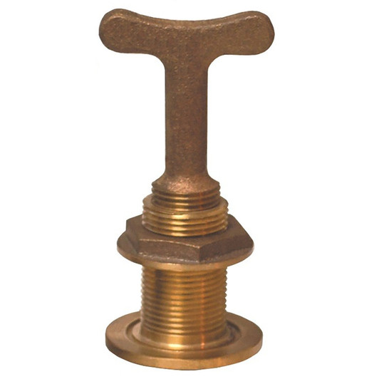 GROCO Bronze Garboard Drain with T-Handle Plug