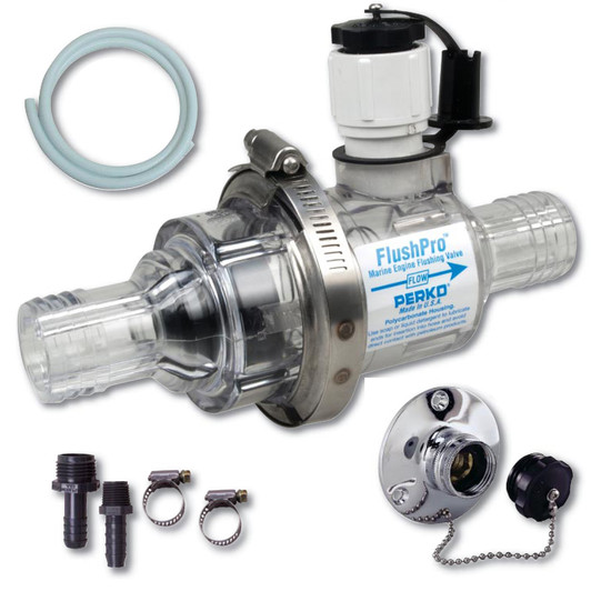 Perko Flush Pro 1-Inch Engine Flushing Valve Kit
