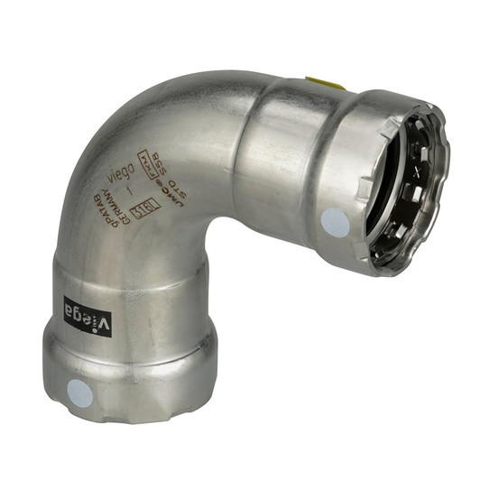 Viega MegaPress 316 1/2-Inch FKM 90-Degree Elbow